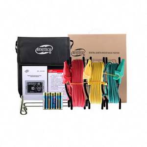 เครื่องวัดความต้านทานดินดิจิตอลแบบพกพา0ถึง2000โอห์มอุปกรณ์ทดสอบกราวด์ - Product Image 5