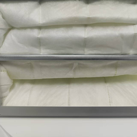 Élément de filtre à air à sous-haute efficacité à charbon actif F9 Pocket Medium-Efficient pour unités HVAC Made for Clement