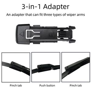 Vendita calda 2025 <span class=keywords><strong>Aerotwin</strong></span> K-670 nuovo modello accessori per auto medico multifunzione in gomma naturale tergicristalli con vestibilità 99% - Product Image 3