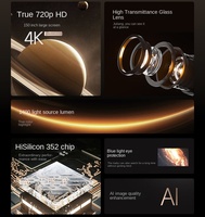 Nuevo Proyector Inteligente Z9 2024 con Pantalla LCD de 4'', Android 11, WIFI, LED, Video Full HD 1920*1080P, Mini Proyector de Cine en Casa, Proyector 4K