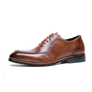 Nouvelle collection S0068X – Mocassins légers en cuir véritable de vachette pour homme, bord ouvert, brodés, style automne, pour occasions formelles - Product Image 2