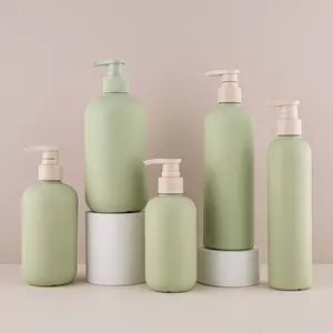 200ml 260ml 400ml 500ml Eco-friendly Biodegradable Cosmetic Packaging Cream Pump Lotion Empty Shampoo Bottle