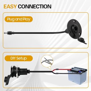 Kit de montage mural Starlink Mini en aluminium, adaptateur externe étanche, panneau de montage, câble DC 5.5*2.1mm <span class=keywords><strong>pour</strong></span> extérieur, camping-car, bateau, fourgonnette - Product Image 4
