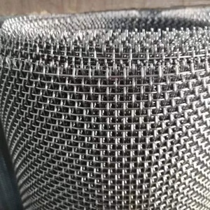 8 10 lưới <span class=keywords><strong>1mm</strong></span> Đường kính dây 304 316 316L crimped thép không gỉ dệt dây lưới cho kiến trúc cong bộ lọc - Product Image 3