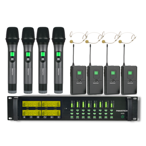 Micro không dây cầm tay 8 kênh chất lượng cao Panvotech dành cho việc thờ cúng tại nhà thờ và biểu diễn sân khấu - Product Image 4