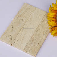Fourniture ponctuelle de carreaux Beigetravertin naturels décoration de haute qualité avec sol en pierre carreaux Bgeigetravertin