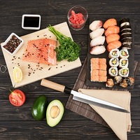 Couteau à sashimi japonais professionnel moderne 2026, couteau à trancher le sushi, couteau à trancher le poisson avec manche en bois