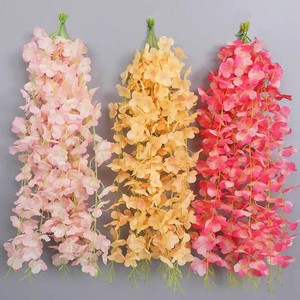 Guirlandes artificielles de glycine en soie plastique Good Rhyme, décorations suspendues pour plafond de mariage, maison et extérieur - Product Image 2