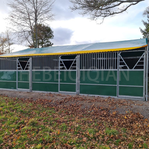 <span class=keywords><strong>Abri</strong></span> temporaire en panneaux HDPE, porte, abris portables pour <span class=keywords><strong>chevaux</strong></span>, écuries économiques pour <span class=keywords><strong>chevaux</strong></span>, <span class=keywords><strong>box</strong></span> galvanisé pour <span class=keywords><strong>chevaux</strong></span>, écurie - Product Image 2