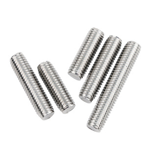 Tige filetée en acier inoxydable à huit sens M3 M4 M5 M6 M8 M10, vis à tige filetée à pas grossier, grade B A2-70 - Product Image 1