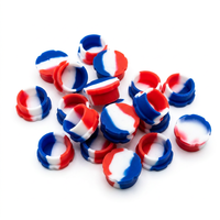 Capuchons de flacons en silicone multicolores personnalisés, vente en gros OEM de haute qualité pour l'étanchéité des peptides et des flacons cosmétiques