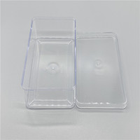 Boîte d'emballage dur transparente et personnalisée, pot en plastique pp pour gâteaux, bonbons, desserts, biscuits, vente en gros, unités