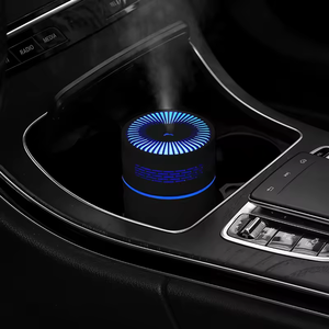 Humidificador en aerosol con taza <span class=keywords><strong>de</strong></span> luz <span class=keywords><strong>de</strong></span> color USB, aire purificado montado en vehículo, reabastecimiento <span class=keywords><strong>de</strong></span> <span class=keywords><strong>agua</strong></span>, <span class=keywords><strong>atomizador</strong></span> hidratante <span class=keywords><strong>pequeño</strong></span> - Product Image 6