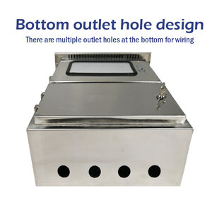 IP65 Su Geçirmez Toz Geçirmez 201 Paslanmaz Çelik Döküm Kutu Elektrik Dağıtım Kutusu Dış Mekan Özel Delikli - Product Image 2