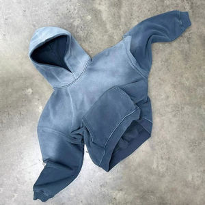 Felpe con cappuccio da uomo in cotone 100% di alta qualità in cotone Y2K sbiadito - Product Image 1