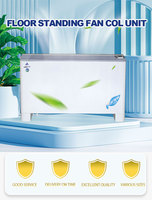 VENTILATEUR VERTICAL Silencieux OEM CVC Eau Réfrigérée Sol Exposé Fcu Fancoil Ventilateur Unité pour Chauffage et Refroidissement
