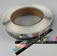 Autocollant personnalisé découpé sur mesure en vinyle brillant holographique avec impression laser imperméable et épreuvage gratuit