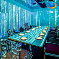 Experiencia Gastronómica Holográfica Única, Proyección Interactiva en la Pared del Restaurante, Proyección Inmersiva, Exhibición Interactiva Personalizada