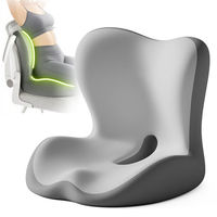 Coussin de siège orthopédique personnalisable en mousse à mémoire de forme, antidérapant, ergonomique, pour chaise de bureau, pour commande en gros