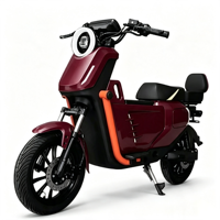 Vélo électrique adulte 60V 72V, vélo de ville électronique, pneus à vide de 14 pouces, 2 places, vélo de ville électrique, bicicleta elétrica