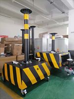 Feux de signalisation temporaires solaires à 4 côtés de haute qualité, fabriqués à Shenzhen, avec LED haute luminosité et visibilité de 1000 m – Vente en gros