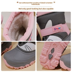 <span class=keywords><strong>Botas</strong></span> de Nieve Impermeables para Niños, <span class=keywords><strong>Botas</strong></span> de Invierno con Forro Polar, <span class=keywords><strong>Botas</strong></span> de Esquí Cálidas para Niños y Niñas - Product Image 5
