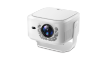 Proyector de Video Inteligente GTV 1080P HD 800 ANSI Lúmenes con Altavoz Integrado de 10W, WIFI, BT, Dongle Google TV Integrado, Proyector de Cine en Casa