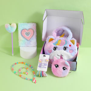 DIY diario regalos Kit <span class=keywords><strong>Kawaii</strong></span> felpa lindo bebé niña lechera cuaderno conjunto mullido diario cuaderno para <span class=keywords><strong>niñas</strong></span> - Product Image 3