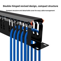 Organisateur de câbles de connexion N-f à montage en rack, nouveau modèle YLS-24D48K, 24 ports, 48 ports, pièces de télécommunication, gestion des câbles