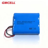 Pack de batteries GMCELL 18650 3S 11.1V 3.7V-22.2V réglable 2600mAh, batterie lithium-ion pour appareils ménagers, alimentation de secours