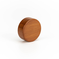 Couvercles hermétiques personnalisés de forme ronde couvercles en bois à large ouverture pour bouchons de bocaux