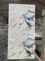 Lámina de PVC Flexible con Aspecto de Mármol para Cocina, Baño y Techo, Suministro Directo de Fábrica, con Embalaje PPWR
