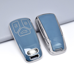 DM Clé de voiture en TPU de bonne qualité, très vendue, adaptée aux clés de voiture Audi Smart A4l Q5l A5 <span class=keywords><strong>Q7</strong></span>, protection complète, clé souple, télécommande automatique - Product Image 4