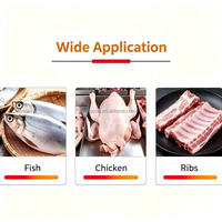 Machine d'injection industrielle continue à 48 aiguilles pour assaisonnement de viande, injection de saumure pour jambon, poulet, bœuf, canard, oie - Prix