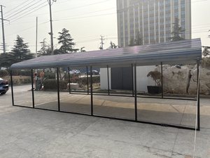 Abri d'auto moderne en métal portable de 20 '<span class=keywords><strong>x</strong></span> 20' <span class=keywords><strong>x</strong></span> 8 'de hauteur - Product Image 6