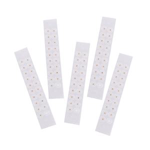 100PCS 24K chapado en oro transparente oído punto pegatinas presión en el oído de acupuntura magnética cuentas Auricular oído semillas - Product Image 6