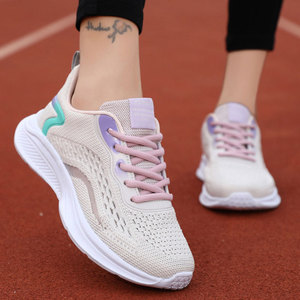 <span class=keywords><strong>Collection</strong></span> Printemps-Été 2025 – Baskets Décontractées Légères pour Femme, Nouveau Modèle en Maille Respirante, Polyvalentes, Rehaussantes pour Étudiantes - Product Image 2