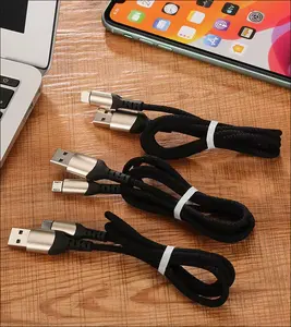 Usb Phone Charger USB Type C Fast Cable 3A Charging Quick Charge Charger Cable To TYPE C Carga Rapida For Samsung Galaxy S10 QC 3.0 Cell Phone
