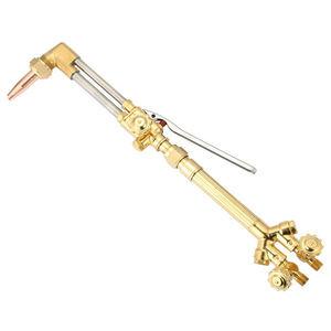 Poignée de torche de soudage 315FC CA2460, style américain, type injecteur de propane, plaqué cuivre, interrupteur simple, 54V 1500C - Product Image 2