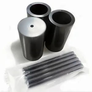 High Purity Customized Graphite Crucible Long Service Life Graphite Crucible For Gold Silver Melting Casting Refining