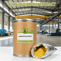 Extrait de Quercétine 95-98% HPLC, Flavonoïde Naturel Antioxydant, Source Bourgeons de Sophora Japonica, Additif Alimentaire, Cosmétique, Matière Première pour Aliments pour Animaux