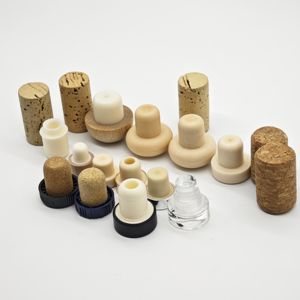 와인 위스키를위한 맞춤형 프리미엄 T 자형 코르크 조합 스토퍼 공장 도매 28mm 32mm - Product Image 3