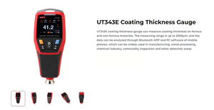UNI-T UT343A/UT343D/UT343E เครื่องวัดความหนาสีรถยนต์แบบดิจิตอล 2000 เครื่องวัดความหนาเคลือบสีพร้อมไฟฉาย - Product Image 6