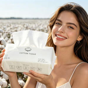 NEW High Water Absorption Capacity Thick Facial Cleansing Wipes Beauty <strong>PaperTowels</strong> Soft CottonTowels Pull Out Facial WashTowels - Product Image 3