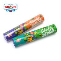 Grains de gelée assortis Mini, 50 pièces, emballage Tube en papier, couleur bonbon, Mini fruité, vente directe