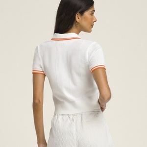 Camisetas Polo de Tenis y Pickleball de Manga Corta Transpirables con Logotipo Personalizado, Camisetas de Algodón para Mujer, Fabricante de Ropa Deportiva - Product Image 3