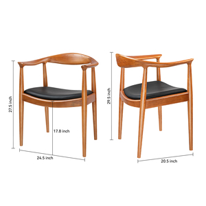 Nordic classico Grey legno Kennedy sedia da pranzo semplice sedia <span class=keywords><strong>presidenziale</strong></span> per bar ristorante - Product Image 2