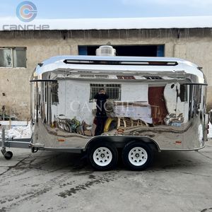 รถขายอาหารเคลื่อนที่คุณภาพสูงปรับแต่งได้ พร้อมครัวครบชุดสำหรับขายขนม ฮอทดอก ลูกอม มันฝรั่งทอด ไอศกรีม - Product Image 2