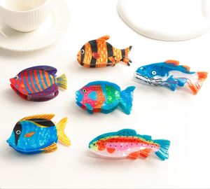 Barrettes à cheveux de la série Ocean, poissons tropicaux, barrettes à cheveux de dessin animé, petites pinces à cheveux en forme de poisson, pinces à cheveux de requin pour femmes - Product Image 3