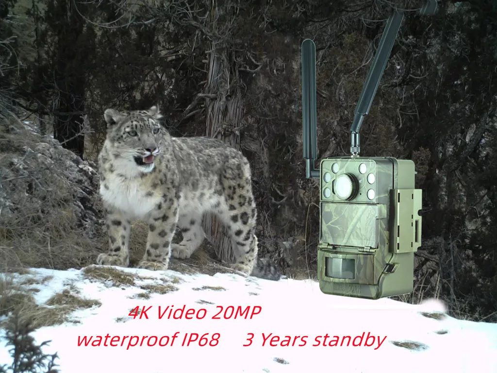 20MP Infrared Digital Hunting Trail Camera Waterproof IP68 with 120 Degree Wide Lens LED OEM Battery Time